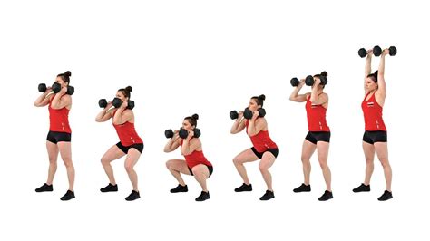 May 24, 2023 · Dumbbell thrusters are a popular exercise commonly associated with CrossFit training. CrossFit is a high-intensity fitness programme that combines elements of weightlifting, cardiovascular ... 